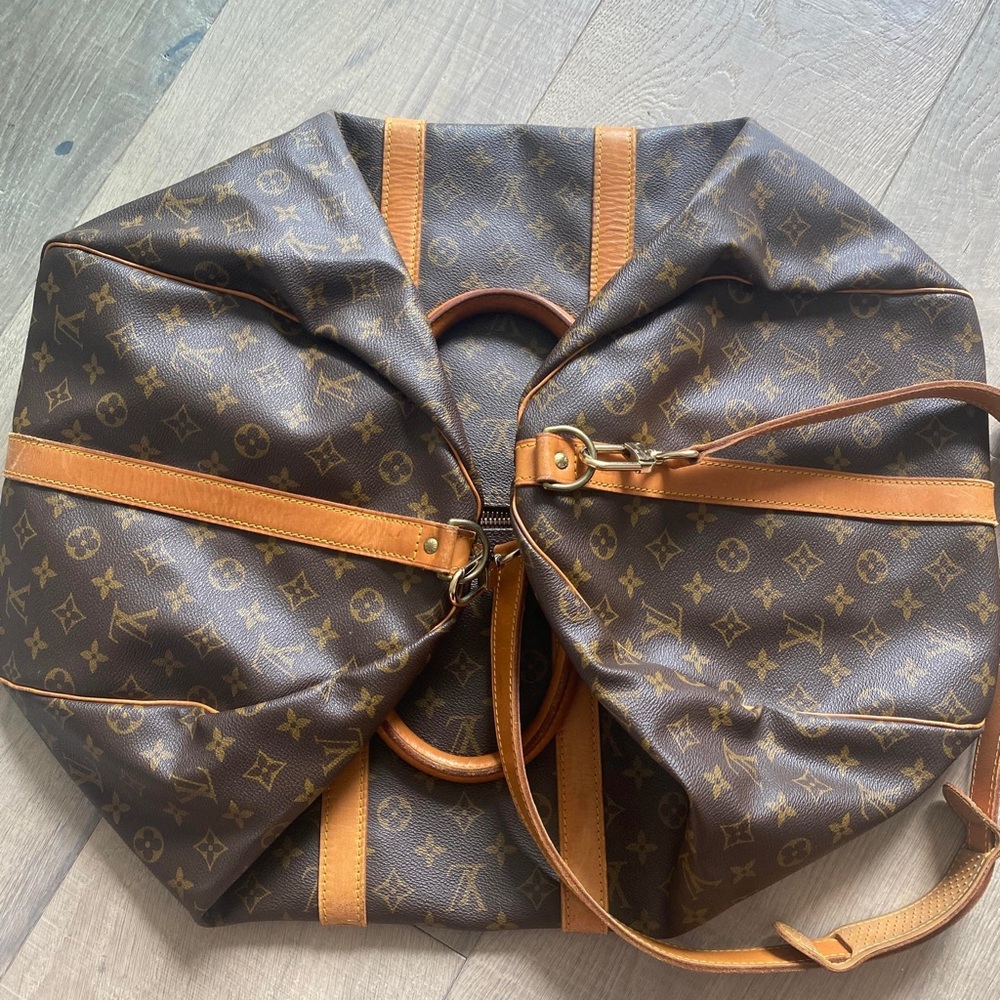 SOLD Vintage (before 1990) LV keepall 55 bandouliere